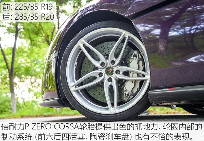 2019款迈凯伦570S轮胎尺寸多少