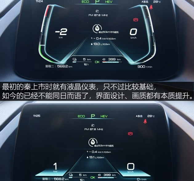 比亚迪秦Pro仪表盘图片解析