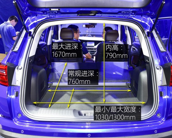 长安CS35 PLUS后备箱尺寸