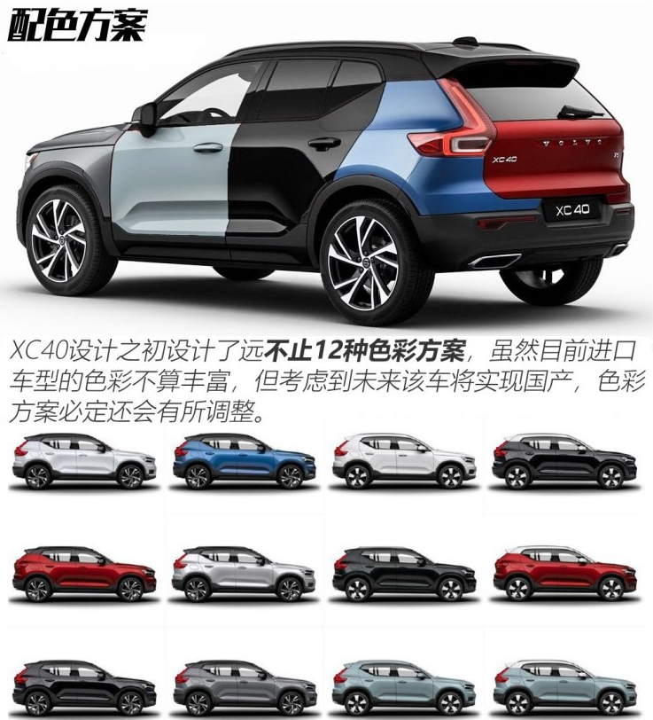 沃尔沃XC40有几种颜色？XC40什么颜色好看？