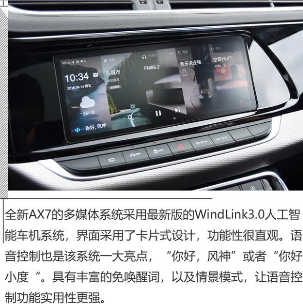 风神AX7语音控制功能介绍