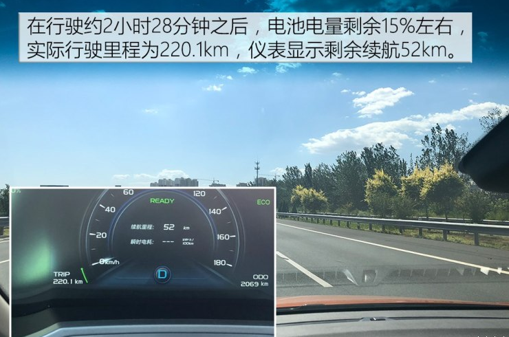 帝豪GSe高速续航测试 帝豪GSe高速能开几公里？