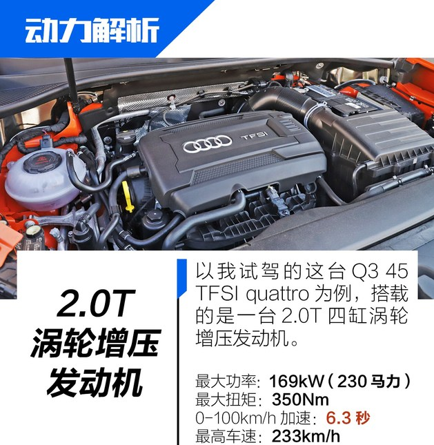 2019新款奥迪Q3的2.0T发动机怎么样？