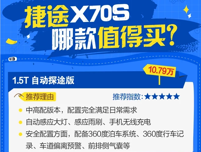 捷途X70S买哪一款好？捷途X70S哪款值得吗？