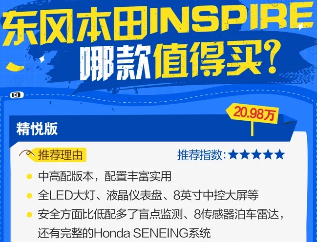 本田INSPIRE买哪款好？本田INSPIRE哪款值得买？