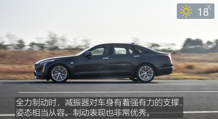 2019款凯迪拉克CT6刹车距离几米？