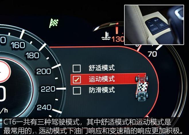 2019款凯迪拉克CT6驾驶模式的区别