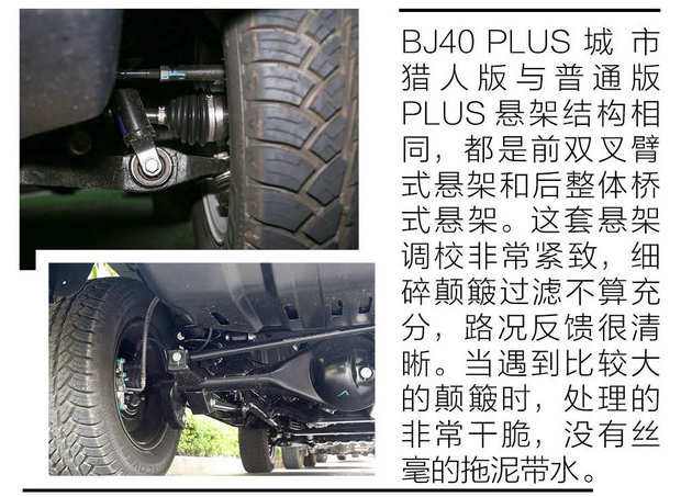 BJ40PLUS城市猎人版悬架怎么样?