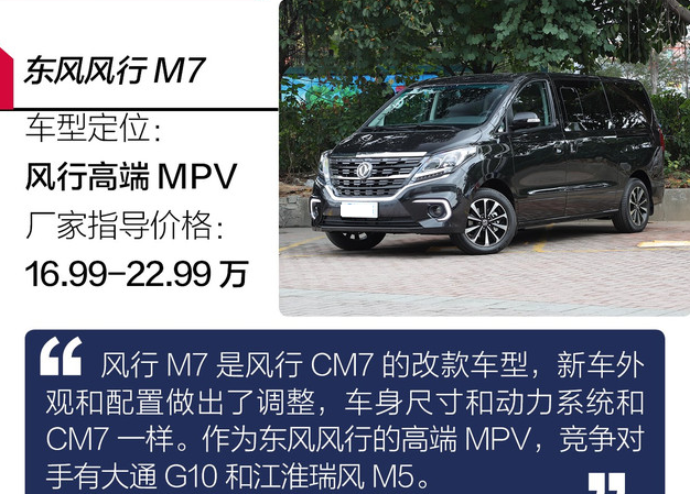 风行M7有什么亮点？风行M7车型亮点解析