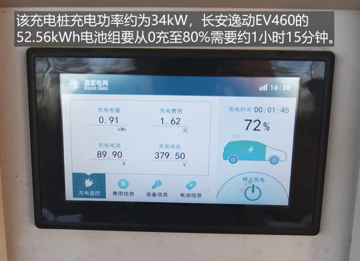 逸动EV460快充接口在哪？逸动EV460快充时间多久？