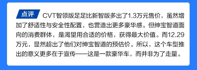 绅宝智道智领版好不好？配置怎么样？