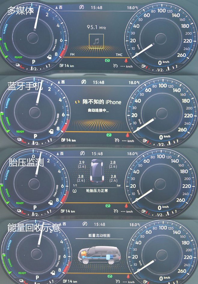 蔚揽GTE仪表盘显示图片解析