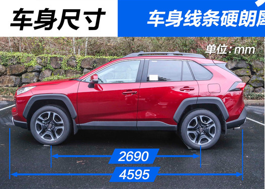 2020款丰田RAV4车身尺寸 全新RAV4长宽高多少？