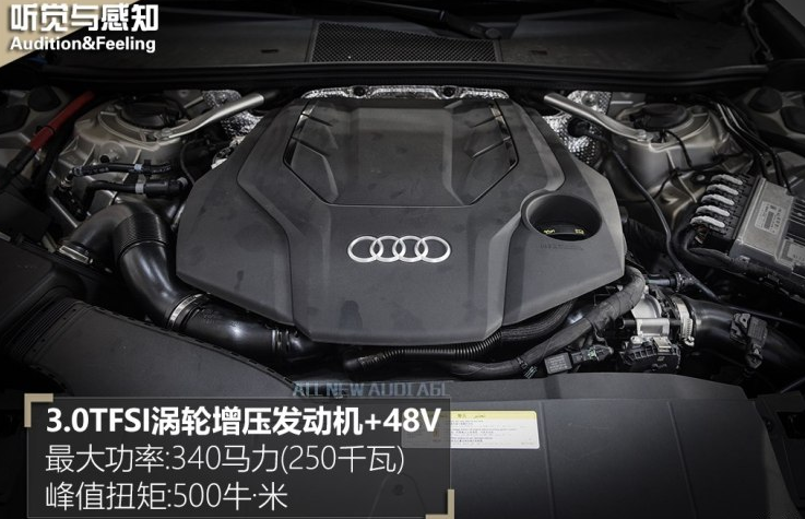 2019款奥迪A6L3.0T和2.0T高功发动机对比