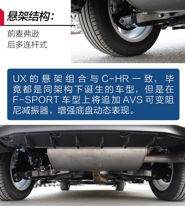 雷克萨斯UX底盘结构详解