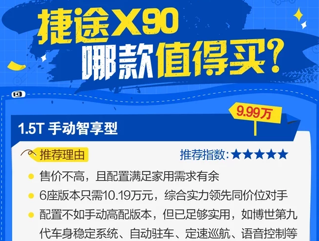 捷途X90买哪款好？捷途X90哪款性价比高？