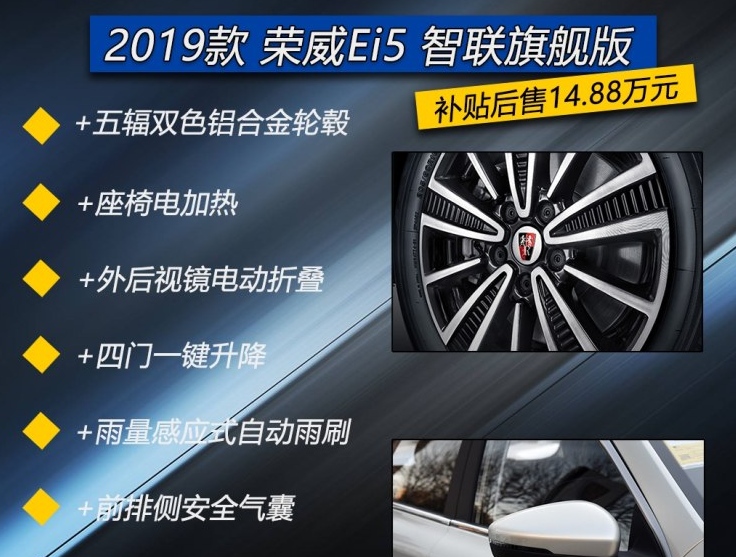 2019款荣威Ei5智联旗舰版怎样？配置好吗？