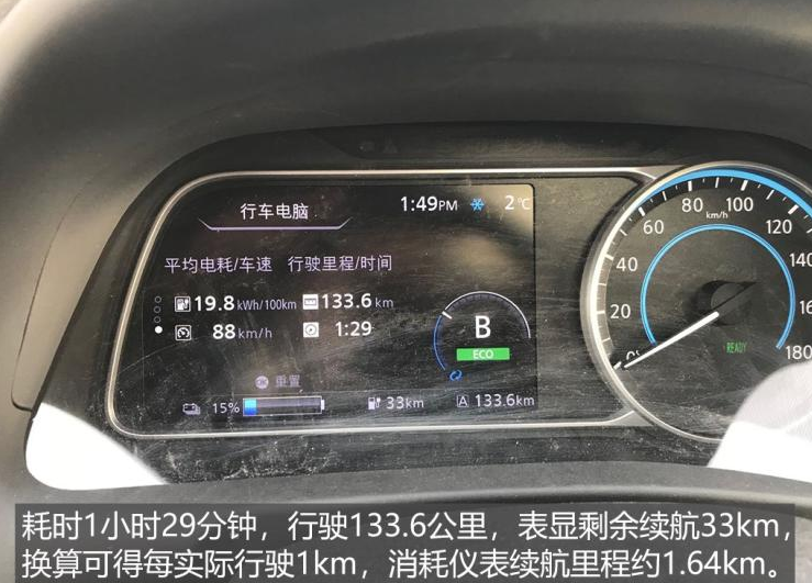 轩逸纯电高速续航测试 轩逸纯电低温高速续航多少公里？