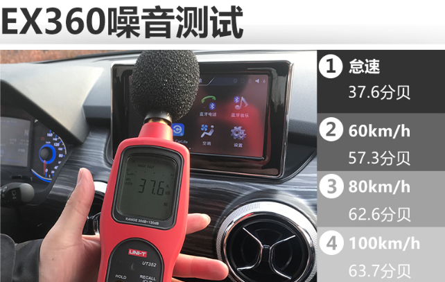 北汽新能源EX360噪音测试 EX360隔音好吗？