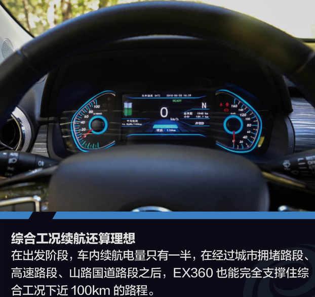 北汽新能源EX360城市出行续航够用吗？