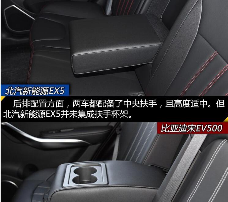 北汽EX5对比宋EV500座椅谁用心？