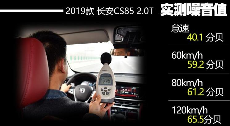 长安CS85噪音测试 长安CS85隔音效果好吗？