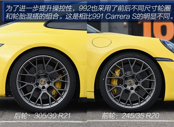 2019款保时捷911轮圈轮胎型号规格