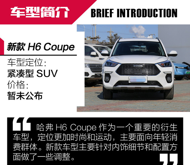 2019款哈弗H6Coupe价格多少钱？2019款H6Coupe售价多少？