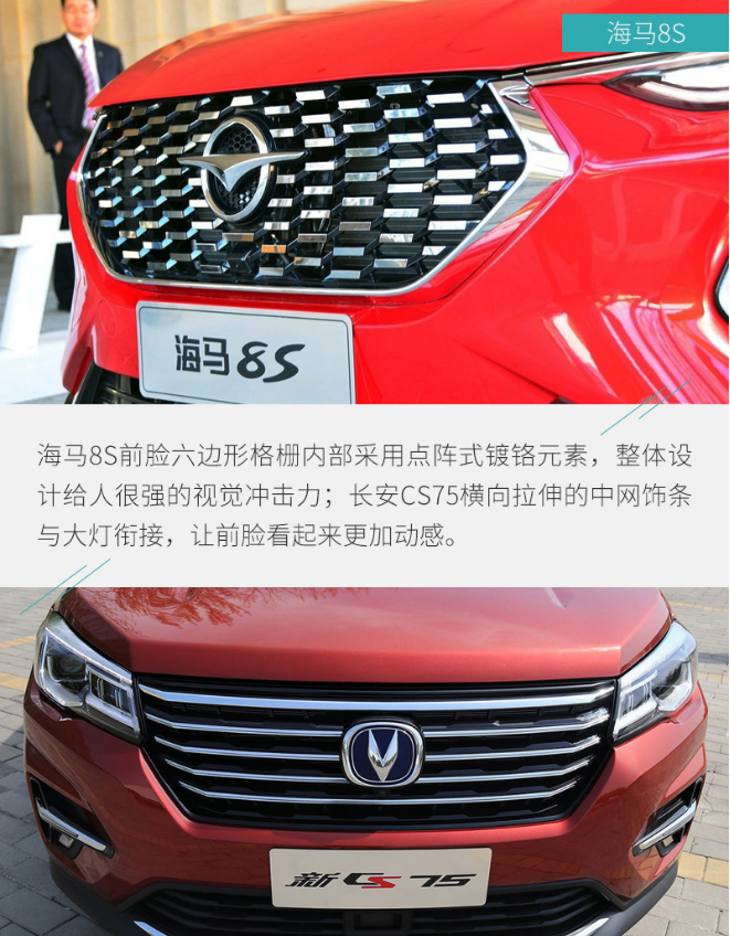 海马8S对比长安CS75哪个更好看？