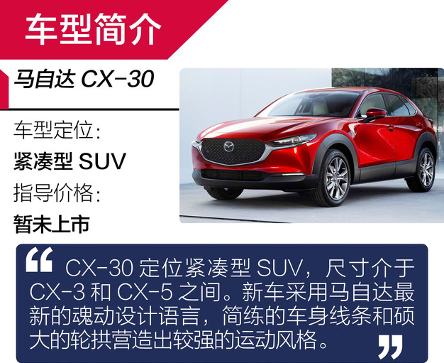 马自达CX-30什么时候上市？马自达CX30上市时间