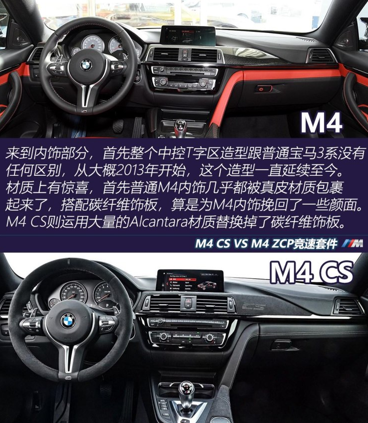 宝马M4CS内饰怎么样？M4CS内饰好吗？