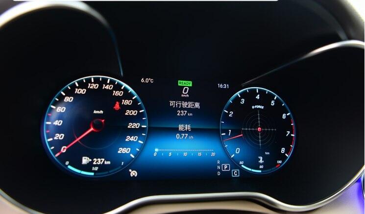 2019款奔驰C260L仪表盘图片解析