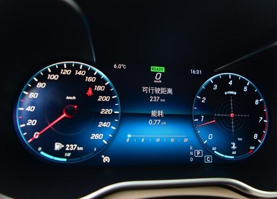 2019款奔驰C260L仪表盘图片解析