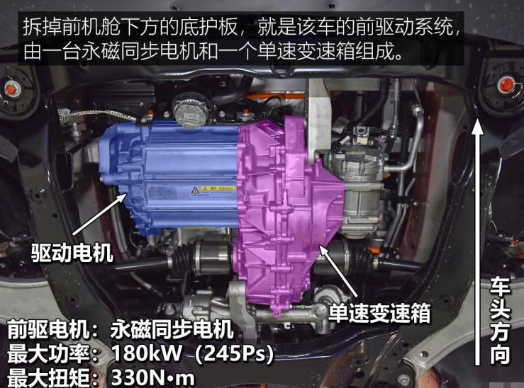 比亚迪唐EV600前后驱动系统解析