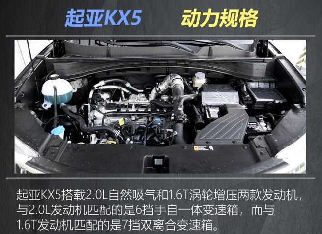 2019起亚KX5的1.6T和2.0L发动机对比差异