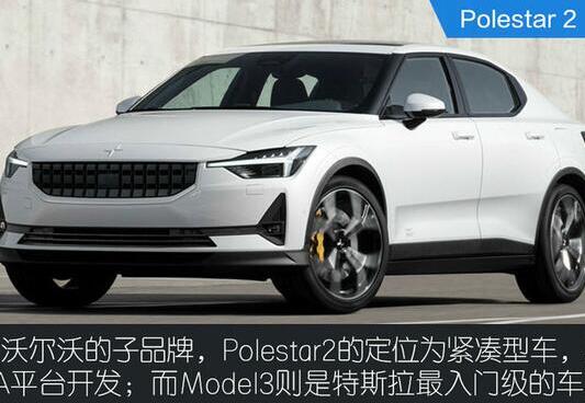 <font color=red>Polestar2对比Model3</font>哪个颜值高？