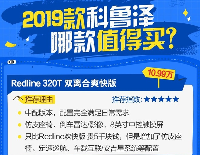 2019科鲁泽买什么版本好？科鲁泽哪款值得买？