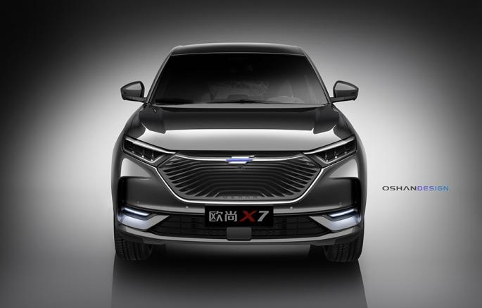 欧尚X7官图发布 将于上海车展首发亮相