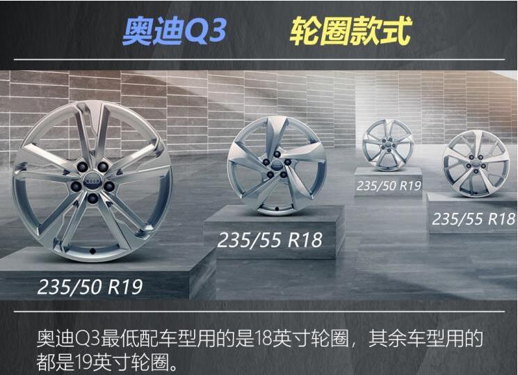 2019款奥迪Q3轮圈样式有哪些？