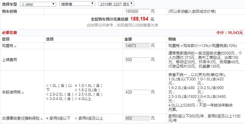 19款指南者家享版落地多少？指南者家享版落地价多少？