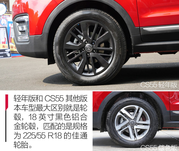 CS55轻年版和其他版本有什么区别不同？