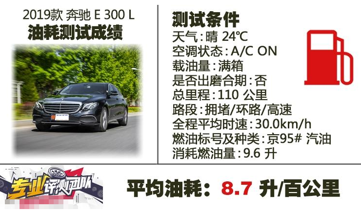 2019款奔驰E300L真实油耗测试 2019款奔驰E300L油耗多少？