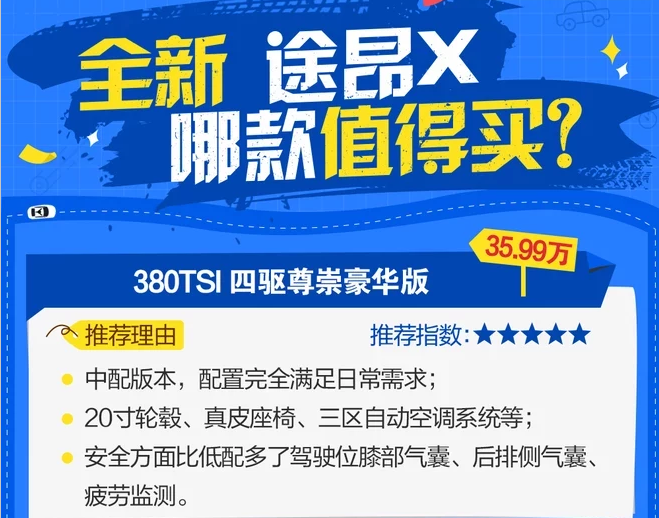 途昂x哪款最值得购买？途昂x哪款性高？