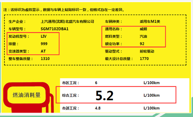 威朗1.0T油耗多少？威朗1.<font color=red>0T发动机</font>型号多少？