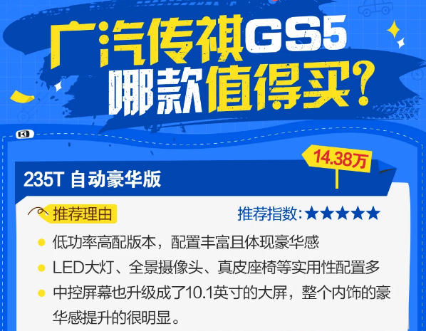 2019款传祺GS5买哪款好？2019款传祺GS5买什么版本？