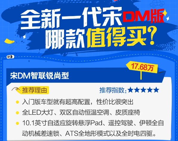 2019款宋DM哪款最值得购买？哪款性价比最高？