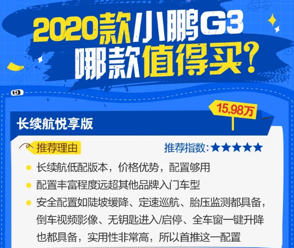 2020款小鹏G3买哪款最好？哪款性价比最高？