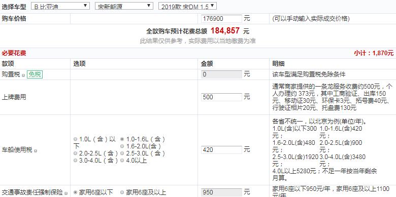 宋DM智联锐尚型落地价多少？宋DM智联锐尚型多少钱？