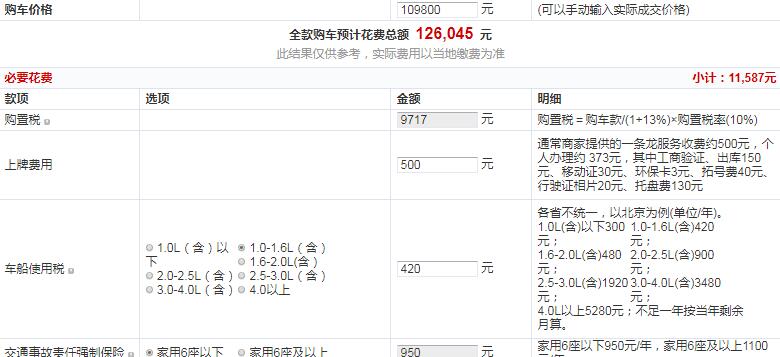 2019款雪铁龙C3-XR越领版全款提车多少钱？