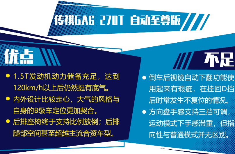 2019款传祺GA6缺点是什么？全新传祺GA6优缺点介绍